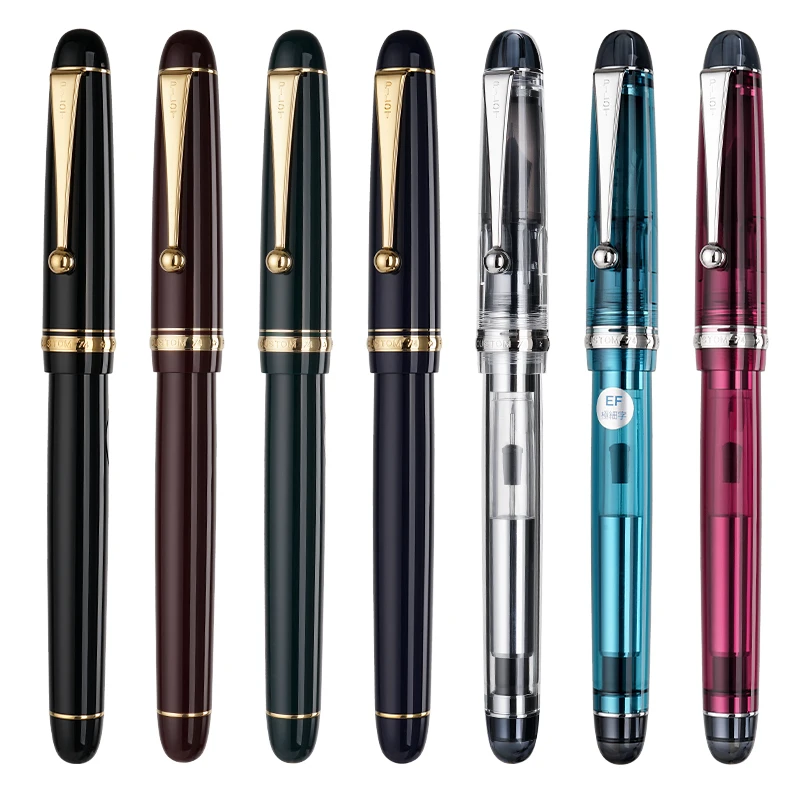 

Japae Pilot Custom 74 transparent 14k gold fountain pen business office men women gift Mr FKK-1-NC