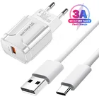 Быстрое зарядное устройство QC 3,0 для Samsung F42, M52, M32, M22, Z, складной, Z, Flip 3, Xiaomi POCO X3, F3, M3, Тип C, кабель для быстрой зарядки