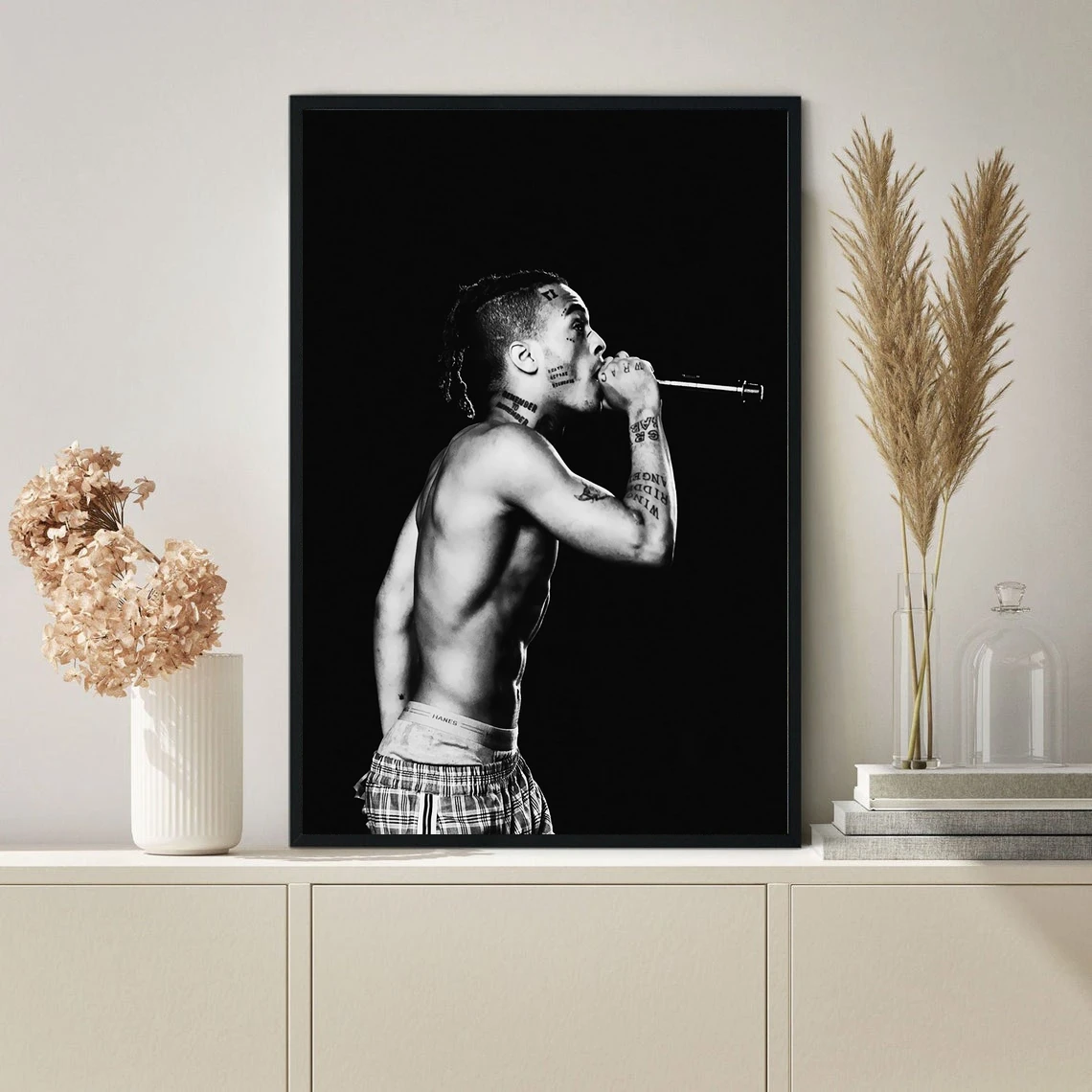 

XXXTentacion Poster Music Star Singer Hip Hop Rap Canvas Print Wall Painting Home Decoration