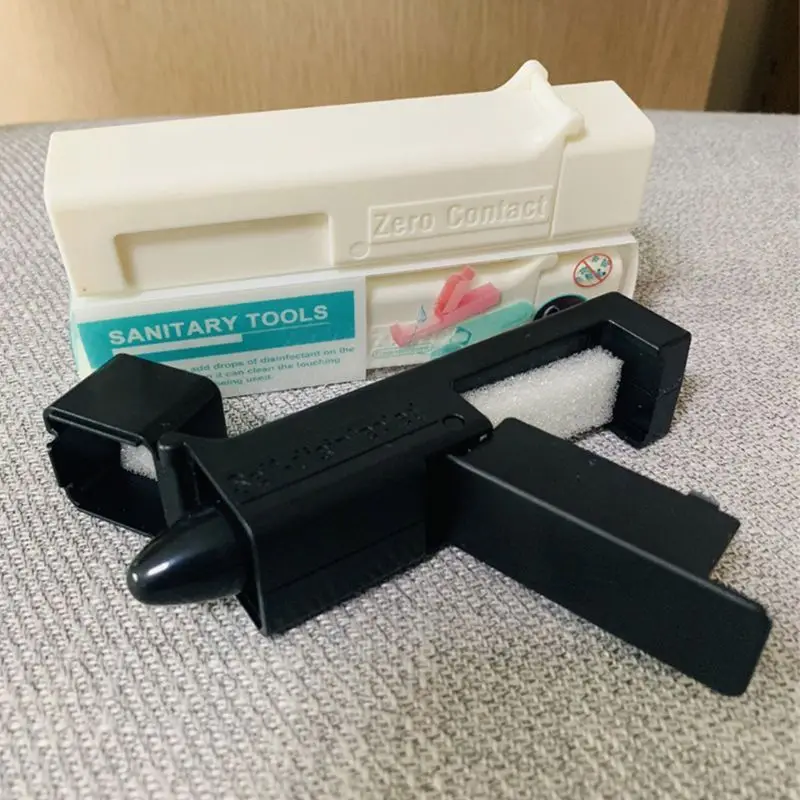 Мини ручной Избегайте контакта с санитарным инструментом кнопка открывания