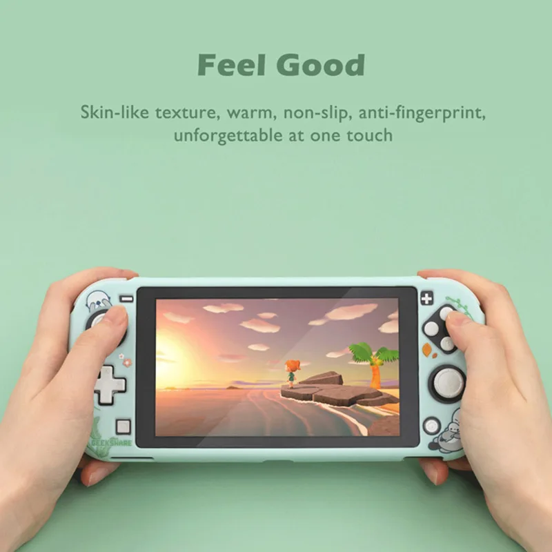 Защитный чехол Sea Otter для Nintendo Switch Жесткая крышка задняя корпус NS Lite аксессуары |