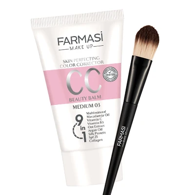 

CC CREAM MEDIUM AND FOUNDATION BRUSH