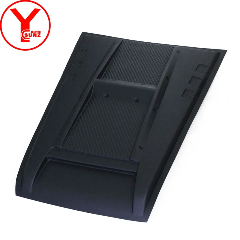 Матовая черная крышка капота Чехлы для Ford Everest Ranger T7 2016 2017 2018 автомобильные