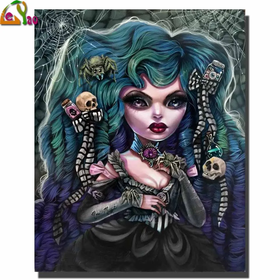 Алмазная 5d картина сделай сам темная фантазия страшное настенное искусство