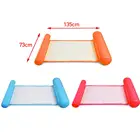 135*73 см водный гамак, откидное кресло, надувная плавающая кровать, плавательный бассейн, Плавающий Матрас, плавающее кольцо