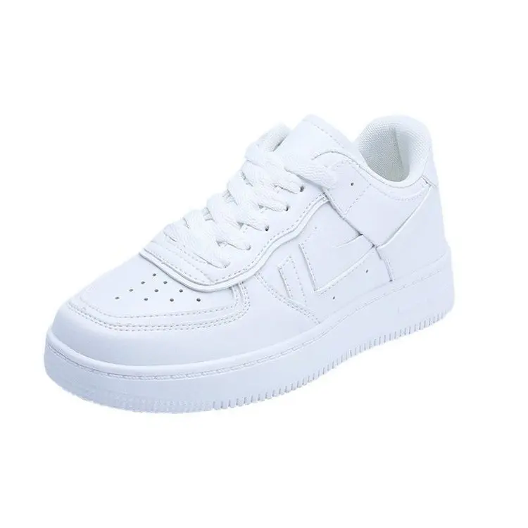 

Women's White Casual Woman Vulcanize Sneakers Breathable Sport Walking Running Summer Platform Flats Shoe