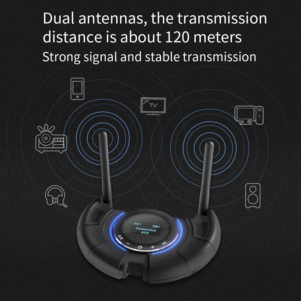 Оптическое волокно Bluetooth 5 0 приемник и передатчик адаптер CSR8675 аудио APTX LL низкая