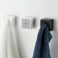 wall hanging towel holder window bathroom kitchen hanger adhesive stick hook clip wash cloth rack