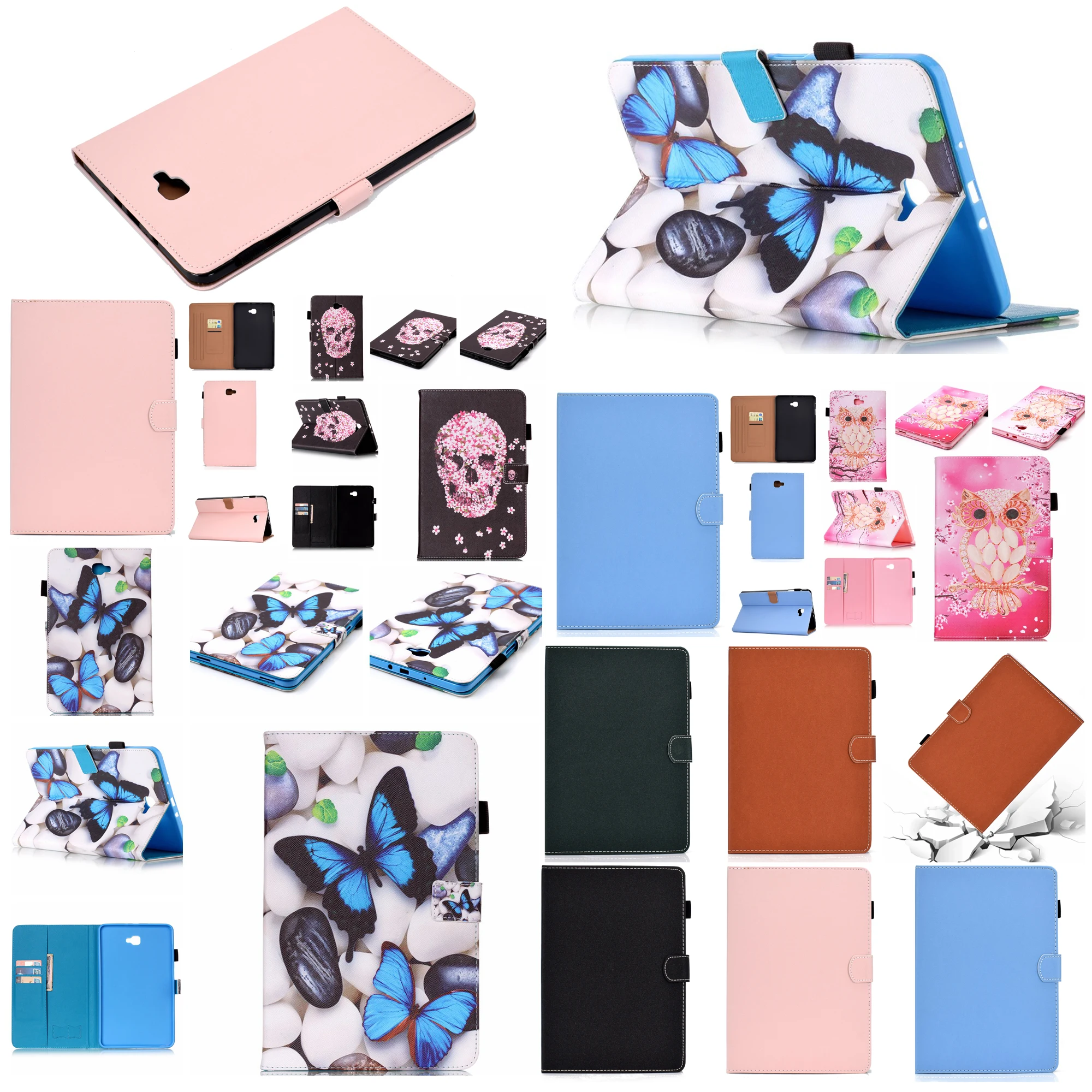 Чехол для Samsung Galaxy Tab A 10 1 T585 T580 SM T580N T585C|for samsung galaxy tab|stylus holdercase for tab |