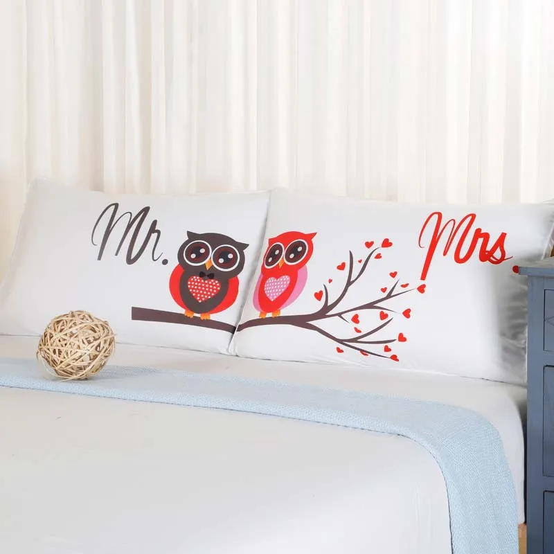 Новинка прямоугольная декоративная подушка для влюбленных чехол с мультяшным