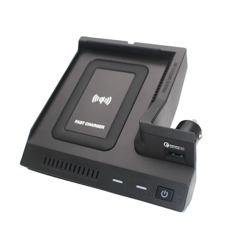 Автомобильное беспроводное зарядное устройство для Mercedes-Benz W205 C43 C63 AMG GLC 43 GLC63 X253