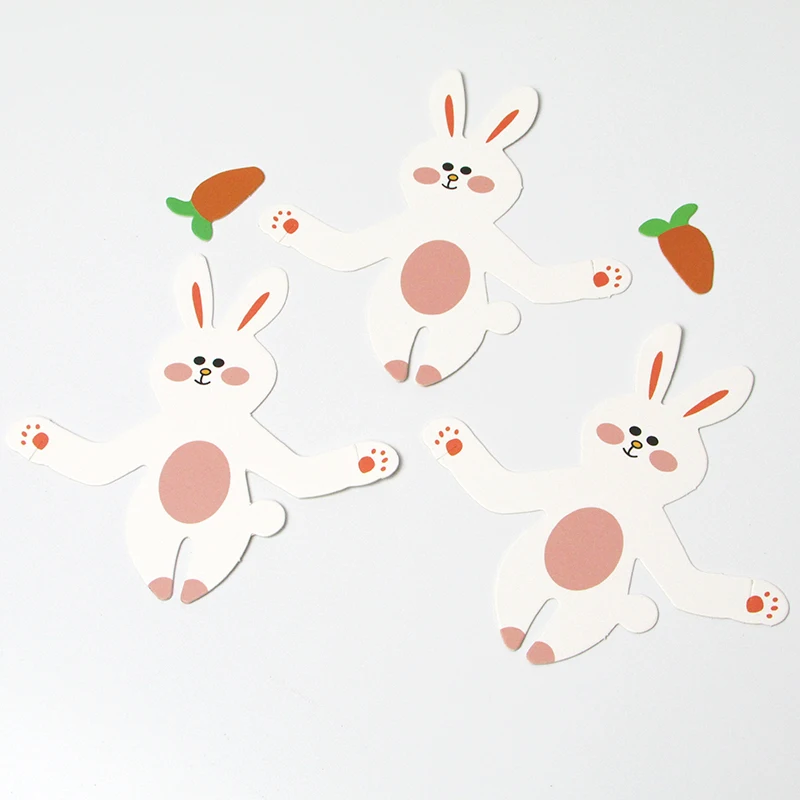 rabbit x30pcs 30 шт. украшения в виде животных, конфет, обезьяны, кролика, панды, детские товары для вечеринки на день рождения, сладости, подарок для ребенка, декор для душа - Цвет: rabbit x30pcs