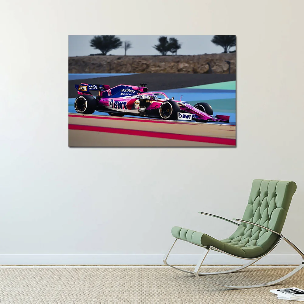 Формула1 Racing Point RP19 обои с гоночным автомобилем декоративные постеры и принты