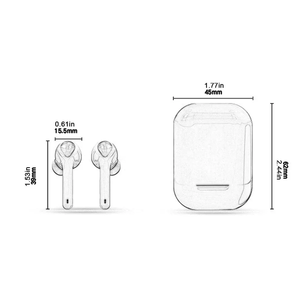 

Physical Noise Reduction G9F Wireless 5.0 Charging Headset Stereo In-Ear Headphones Portable Sports Headphones