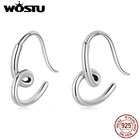 Женские серьги-гвоздики в вечерние сердца из серебра 925 пробы