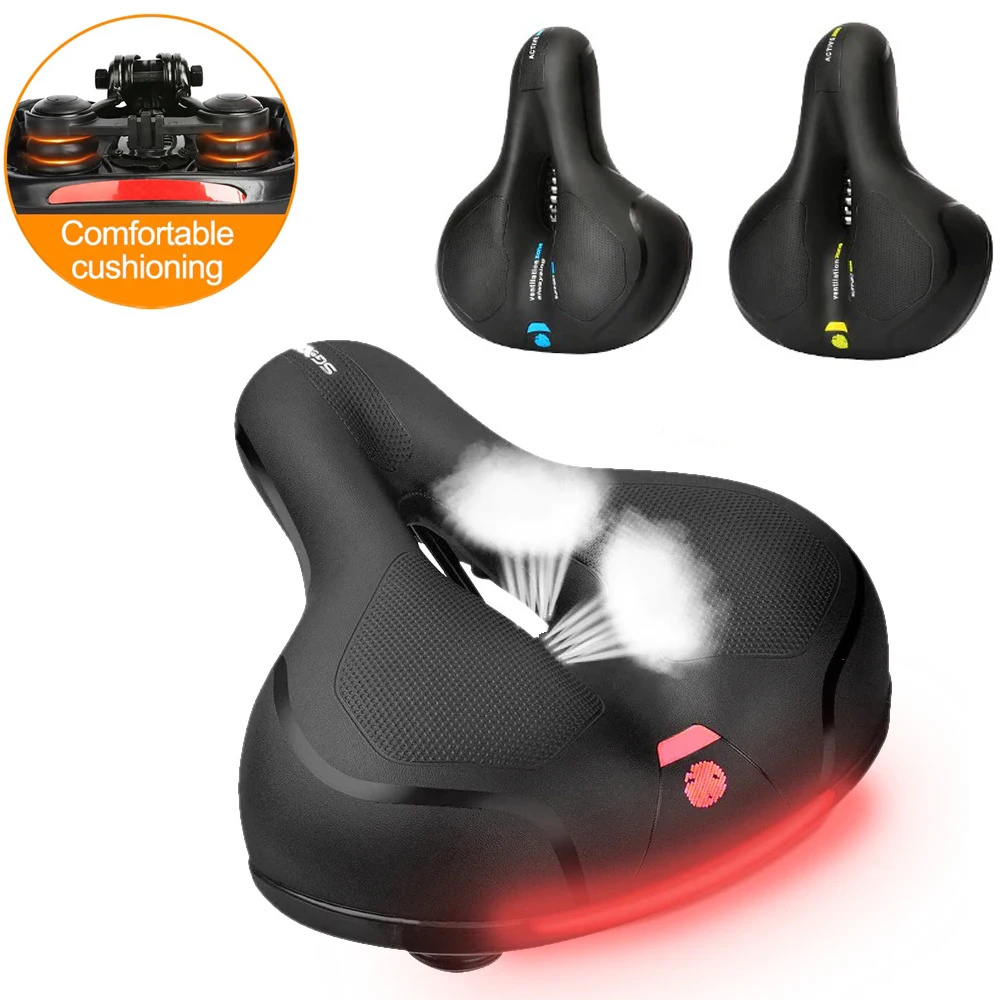 

MTB Bicycle Big Butt Bicycle Saddle Mountain Bike Saddle Bike Accessories Shock Absorber Saddle Road Bike Bike Seat Cushion