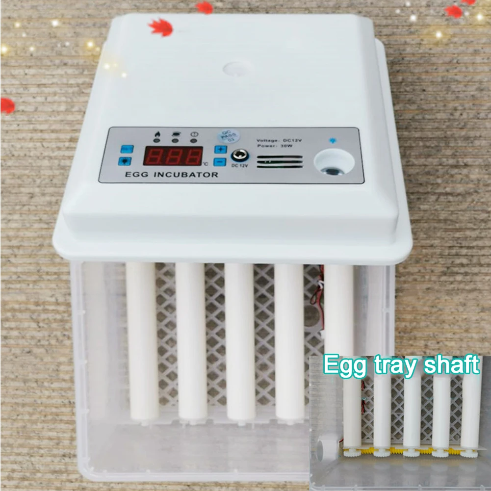 

Home Goose Quail Poultry Automatic Turning Multifunction For Hatching Chicken Farm Animals Eggs Incubator ABS Digital Display