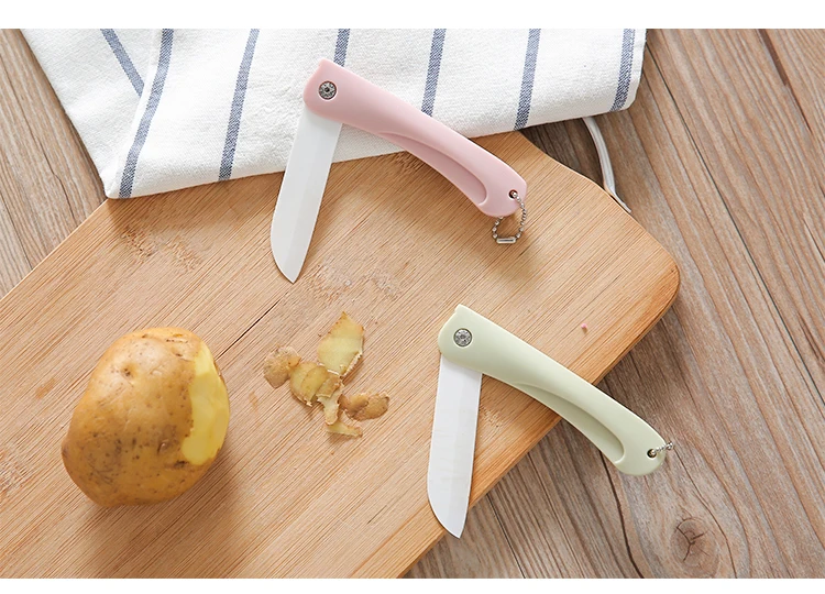 Портативный складной керамический Овощечистка для фруктов домашний пилинг Дыня