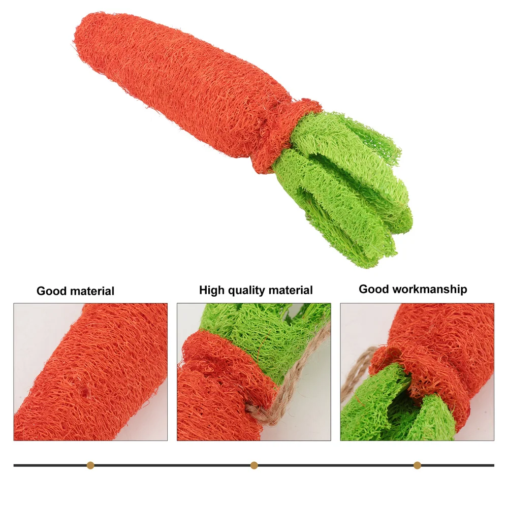 

2Pcs Safe Dog Rabbit Biting Plaything Creative Hamster Molar Slice Pet Supply