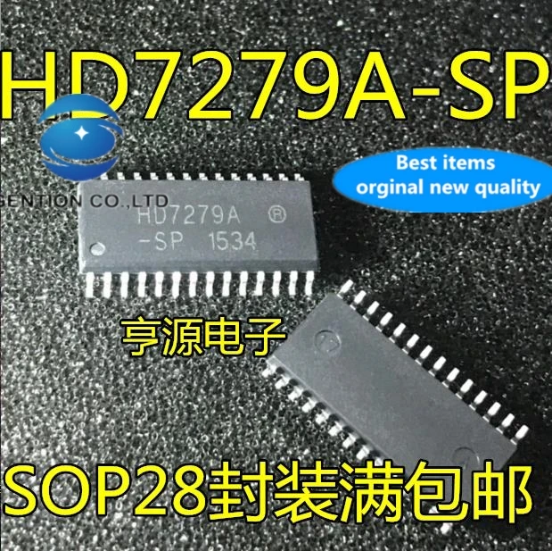 

10 шт. 100% оригинальная новая настоящая фотография HD7279A HD7279A-SP лапками углублением SOP-28 драйвер дисплея