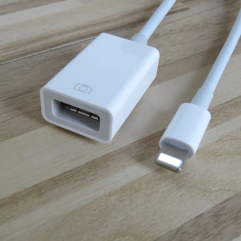 OTG USB адаптер для камеры кабель Lightning наушники миди электрическая клавиатура