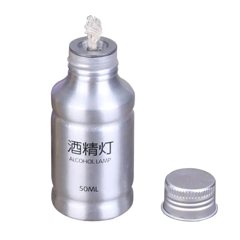 

Portable Mini 50ml Aluminum Alloy Alcohol Burner Lamp Chemistry Lab Equipment Test Tube Heating Tool