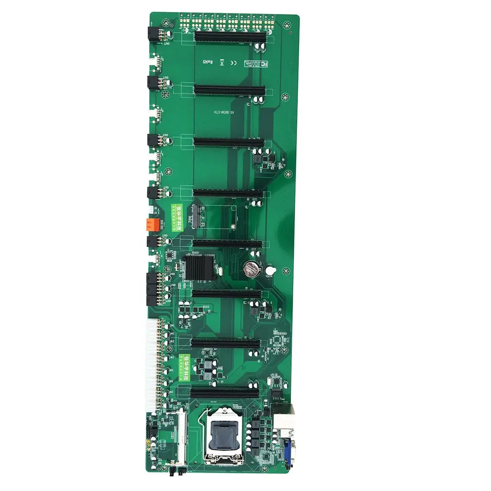

B85 In-line Eight-card BTC Multi-graphics 8-card Motherboard Mine Board Large Spacing Motherboard Mine Board