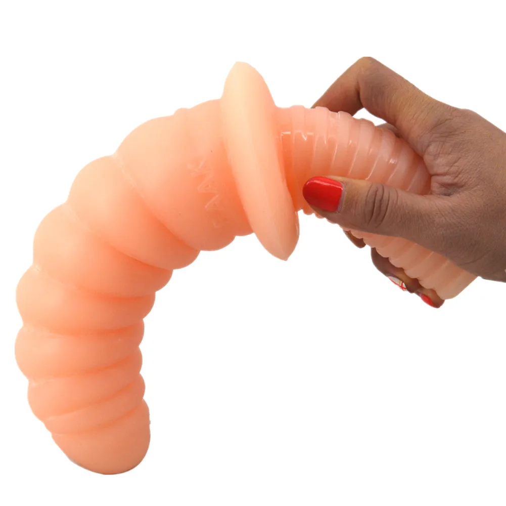 FAAK long anal dildo screw handle conch butt plug fake penis box discreet package sex toys lesbian man masturbation 09 | Красота и