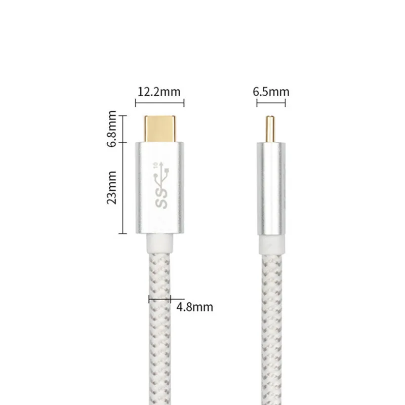 Кабель USB C-USB C для Samsung Galaxy S9 Plus зарядный штекер Type-C Папа-папа быстрая зарядка