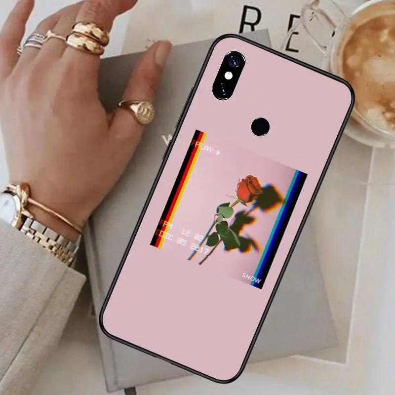 

flower Art rose daisy Phone Case For Xiaomi Redmi 7 8 9t a3Pro 9se k20 mi8 max3 lite 9 note 9s 10 pro