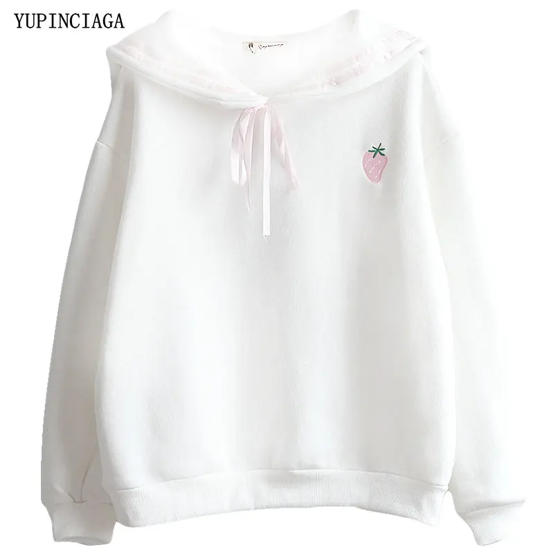 Толстовка женская с капюшоном и вышивкой однотонная 2020 | Женская одежда