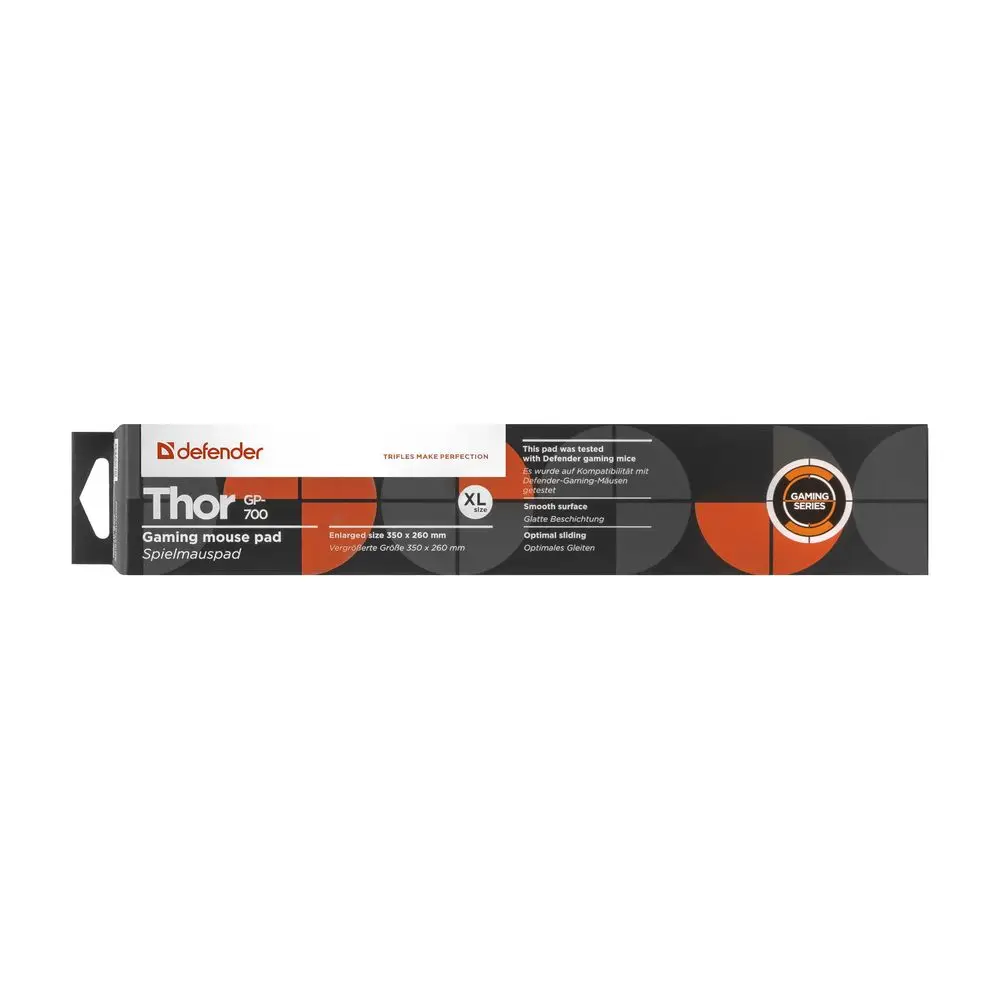 Коврик для компьютерной мыши Defender Thor GP-700 350x260x3 мм лайкра+ПУ | Компьютеры и офис