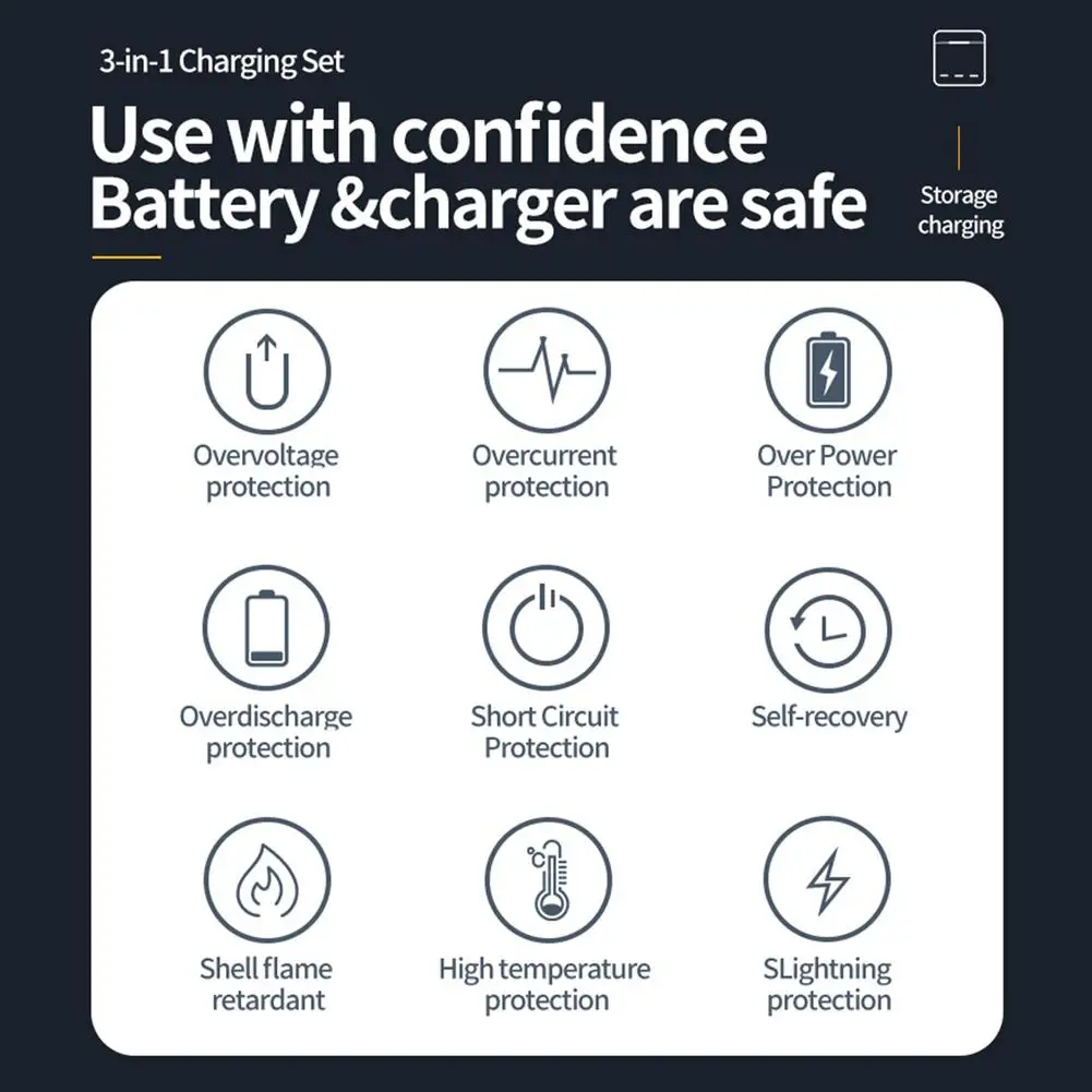 

Battery Charging Box Multifunctional Charger Sports Camera Accessories battery charger storage charging box for Hero 9 Dropshipp