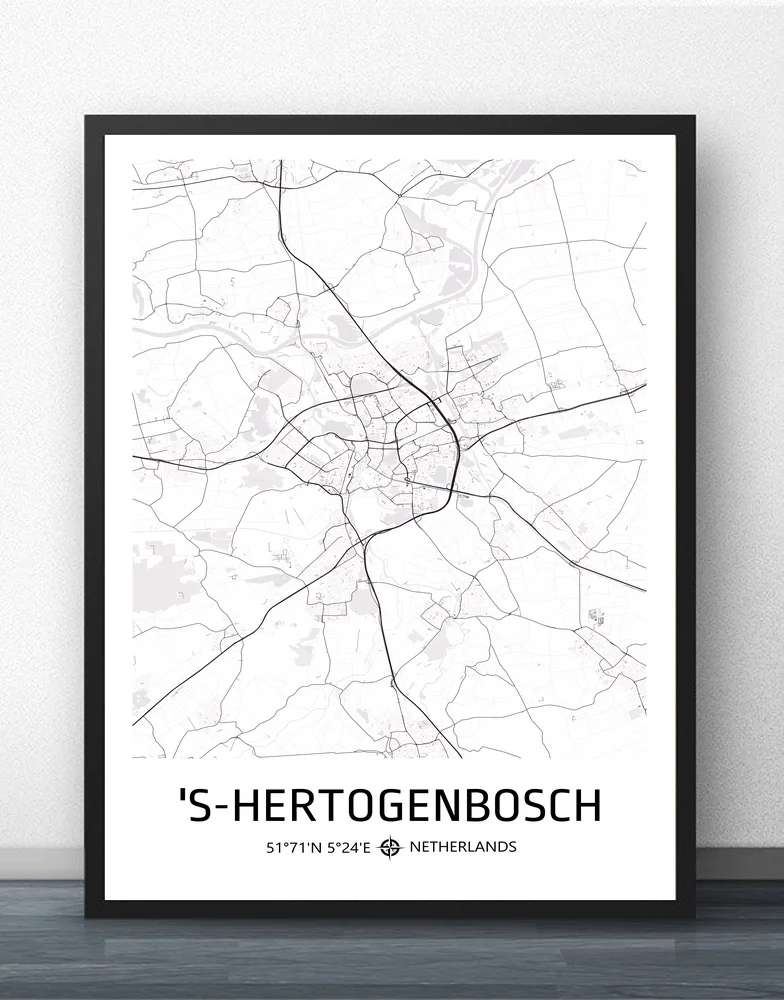 Плакаты с изображением неймегена Роттердама гертогенbosch Гаага тилберга Утрехта