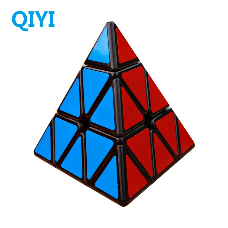 QiYi Qiming 3x3x3 магические Кубики пирамиды скоростные кубики профессиональный кубик