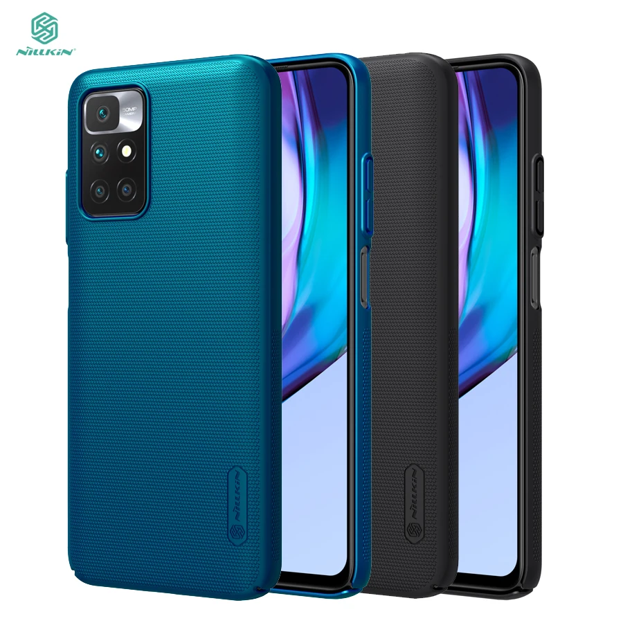 

For Xiaomi Redmi 10 Prime Case Cover NILLKIN Fitted Cases For Xiaomi Redmi 10 Super Frosted Shield Hard Case For Xiaomi Redmi 10