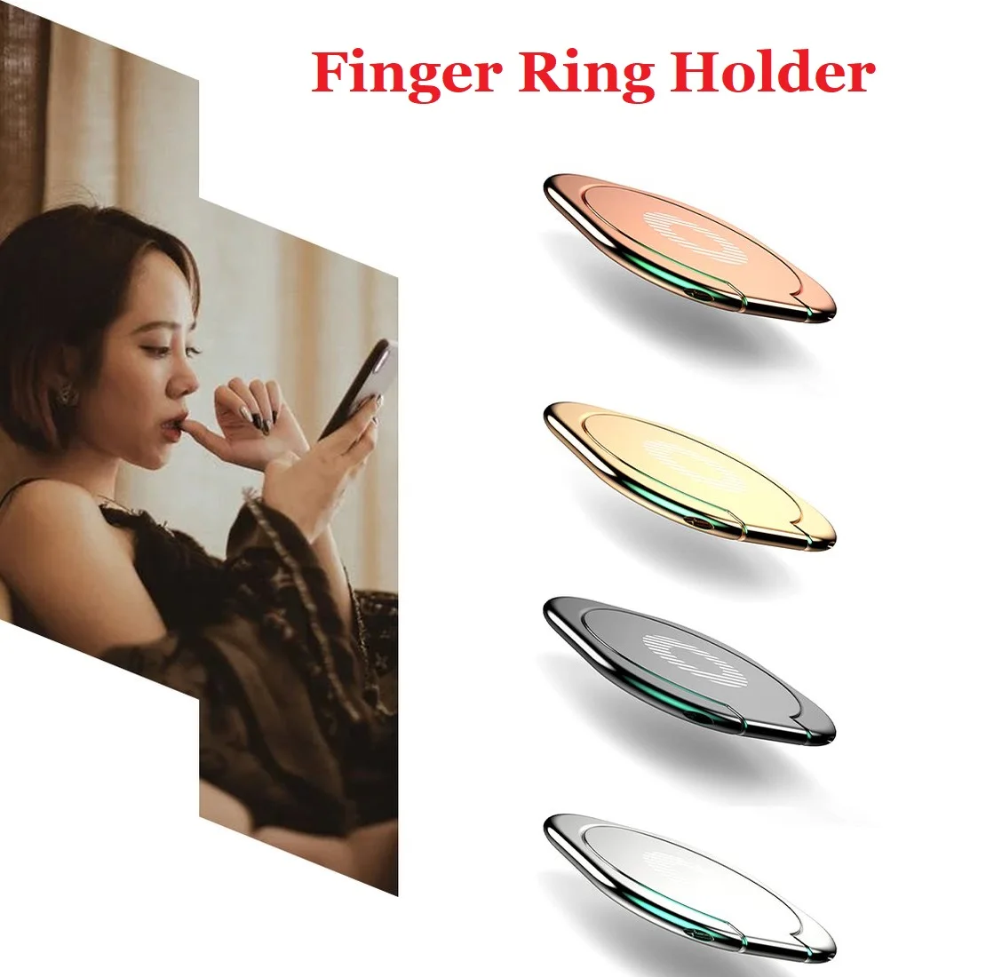 4 цвета держатели палец кольцо 360 градусов Мобильный телефон Смартфон держатель