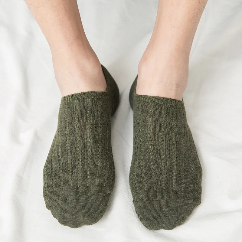 Носки мужские компрессионные Нескользящие силиконовые невидимые до щиколотки