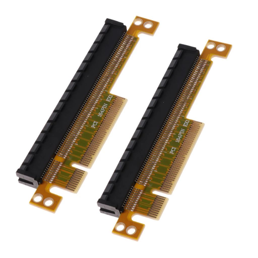 

2Pcs PCI-Express Riser Card PCI-E x8 to x16 Slot Converter Board