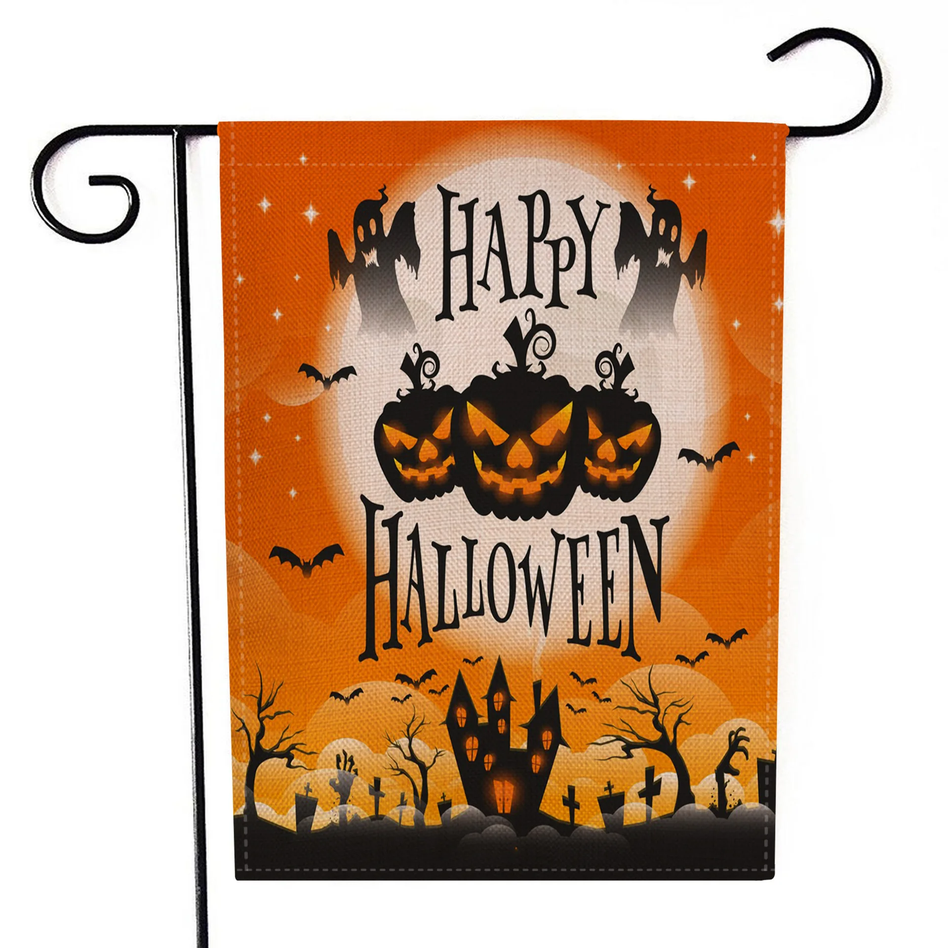 

Funny Halloween Double-sided 3D printed Flag house flag&garden flag Halloween party Flags Hanging House Decoration style-9