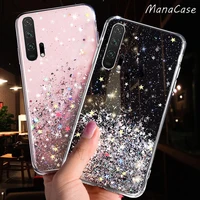 soft transparent tpu phone case for huawei mate 30 20 10 pro p30 p20 lite honor v10 v20 v30 10 8c 8x 9x p smart 2019 bling cover