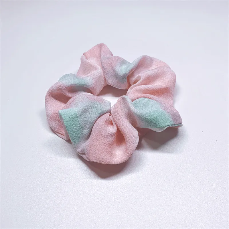 Шифоновые резинки для волос разноцветные |