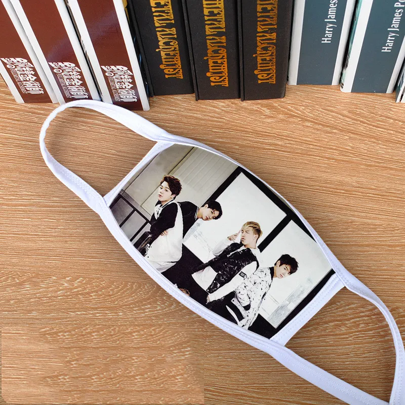 10 шт./партия KPOP маска для рта и лица JUNGKOOK Jimin SUGA JIN J-HOPE RM космическая хлопковая маска теплая и пылезащитная PM2.5