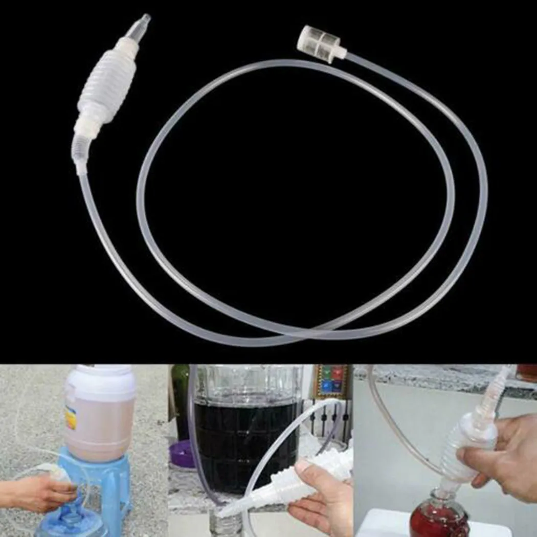 

2M Home Brewing Siphon Hose Wine Beer Making Tool Plastic Liquid Siphon Food Grade Alcohol Distiller Filter Tube Tool Wine Kit