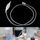 Сифон для домашнего пивоварения, шланг для изготавливания вина, пива, пластиковый жидкий сифон, трубка с фильтром для дистиллятора, 2 м