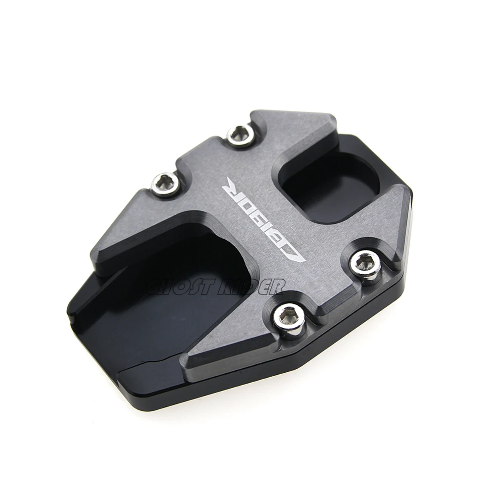 CNC алюминиевые аксессуары для мотоциклов боковая подставка удлинитель опорной