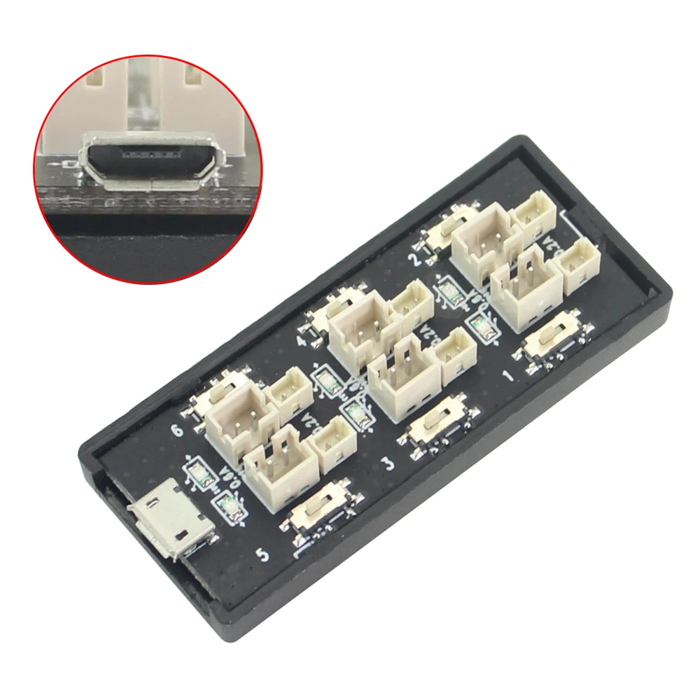 6CH USB 4 35 V 1S LiHv Lipo плата адаптера для зарядки аккумулятора 5V 3A зарядная