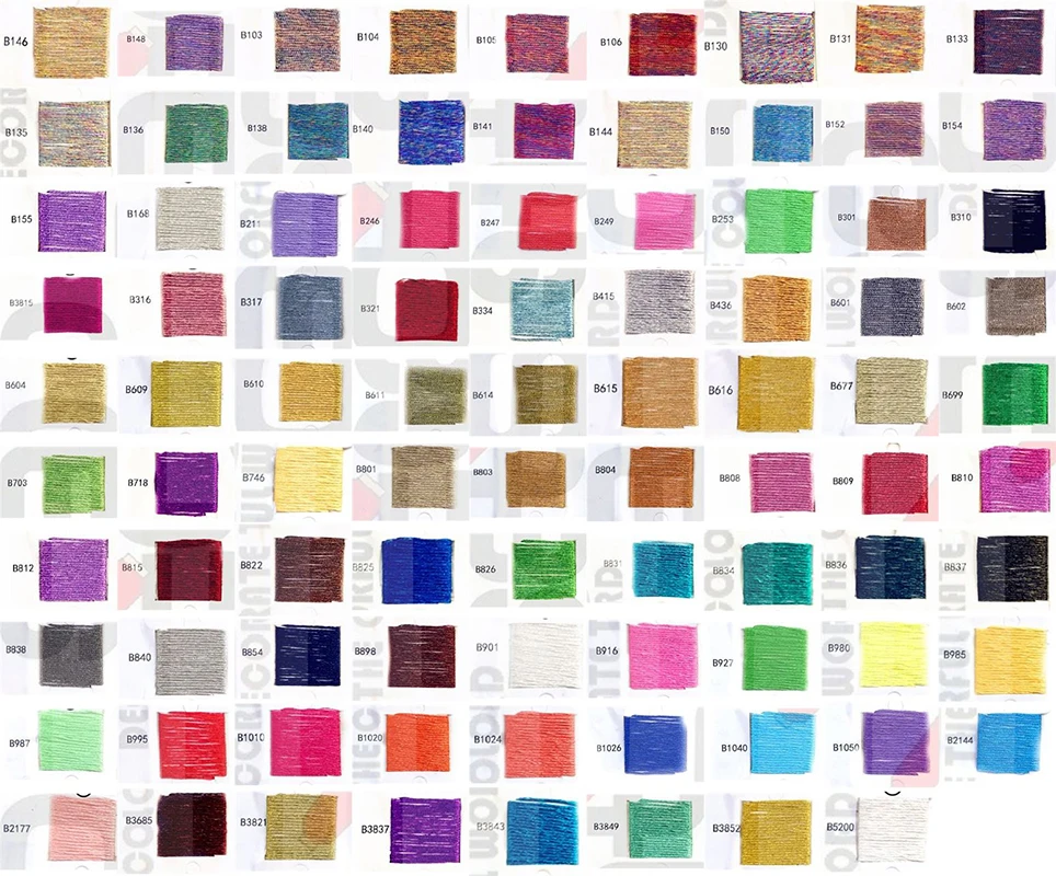 Металлик 4 или 5 шт. цветная хлопчатобумажная нить 15 ярдов размер 100% египетская