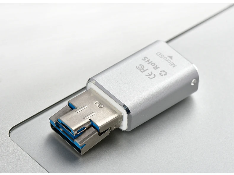Kawau USB 3,0 Microsd кард-ридер поддерживает до 256 ГБ с SD MS кард-ридер C326 высокое качество скорость для мобильного телефона
