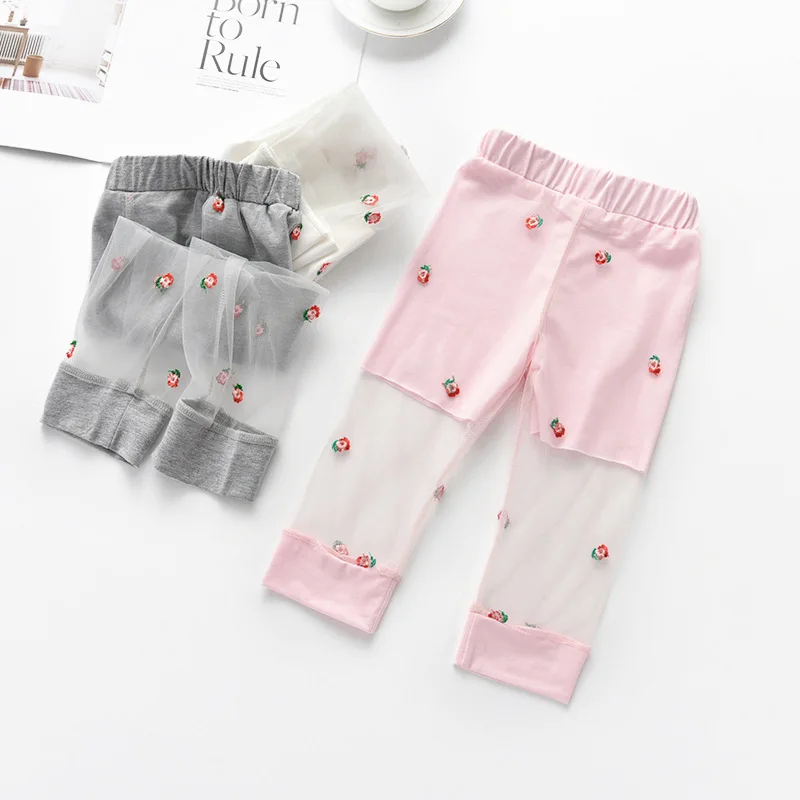 Для девочек противомоскитные штаны детская одежда 2019 Новинка Одежда для